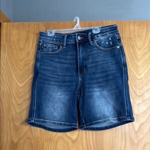 Judy Blue Bermuda Shorts Classic Blue Denim